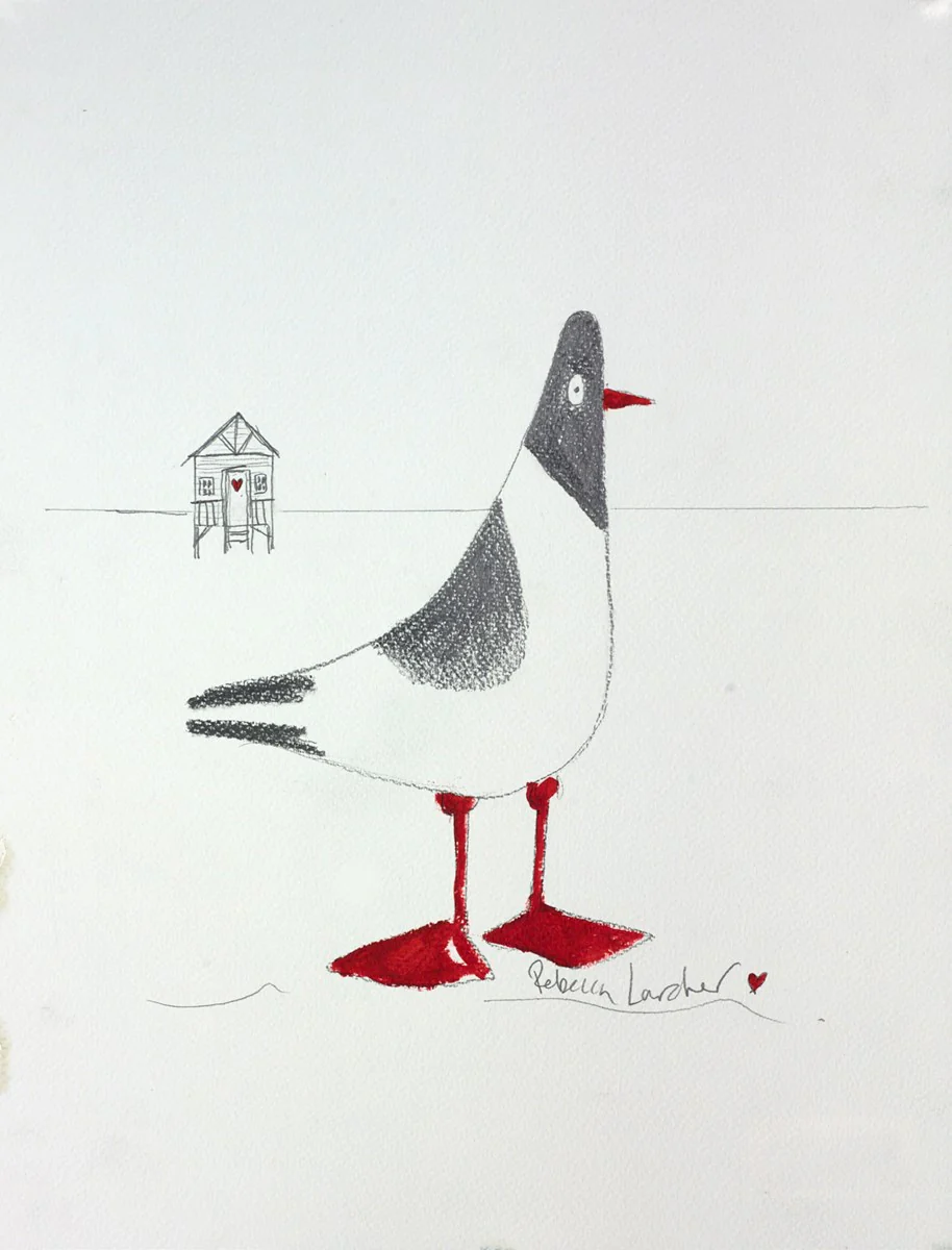 The Bird And Beach House (Sketch)