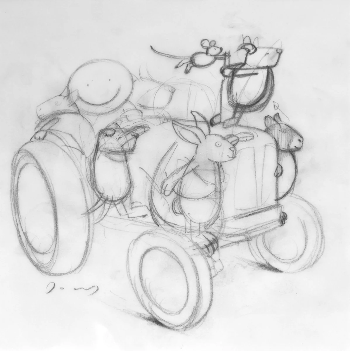 The Joyride IV (Sketch)