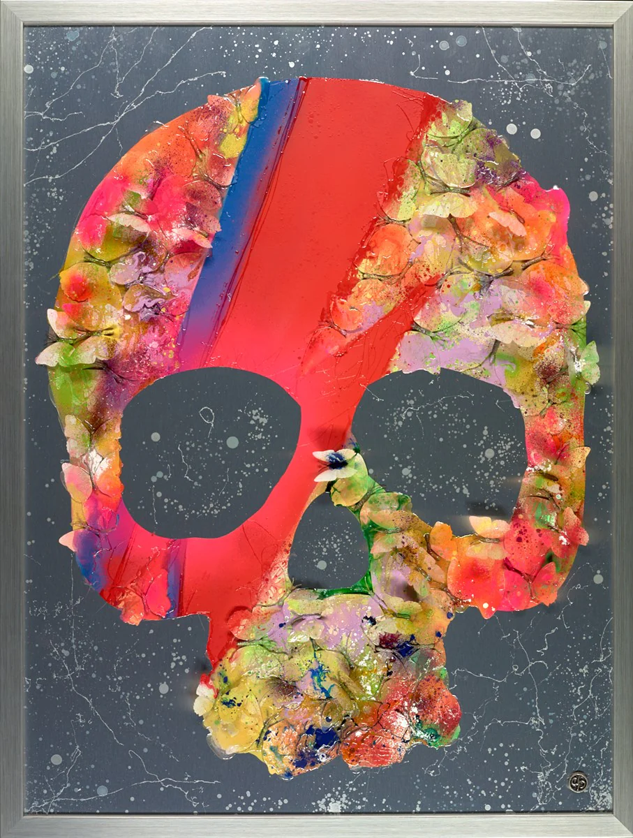 The Skull And Butterflies