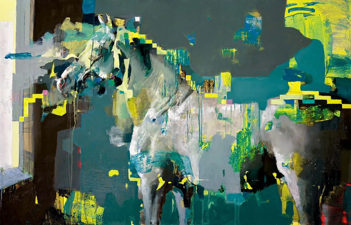 Trance Horse In Deep House With Digital Window - Image 2
