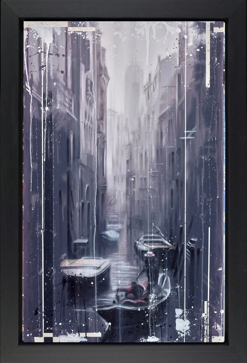 Venetian Canal On A Misty Morning