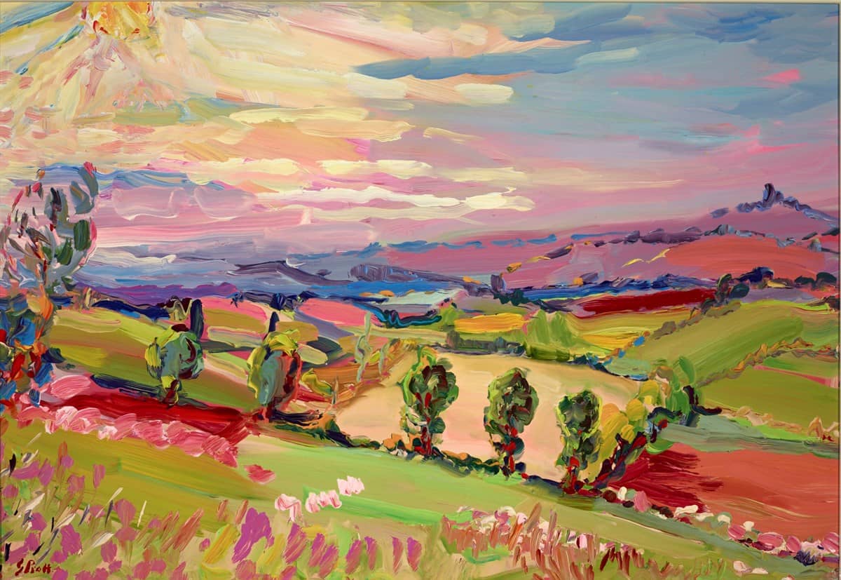 View From The Top Of Oatley Hill To Hook Norton - Image 2