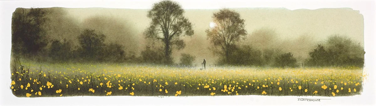 Walking Through Buttercups (Study)