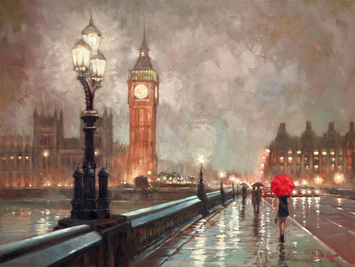 Westminster Bridge At Dusk