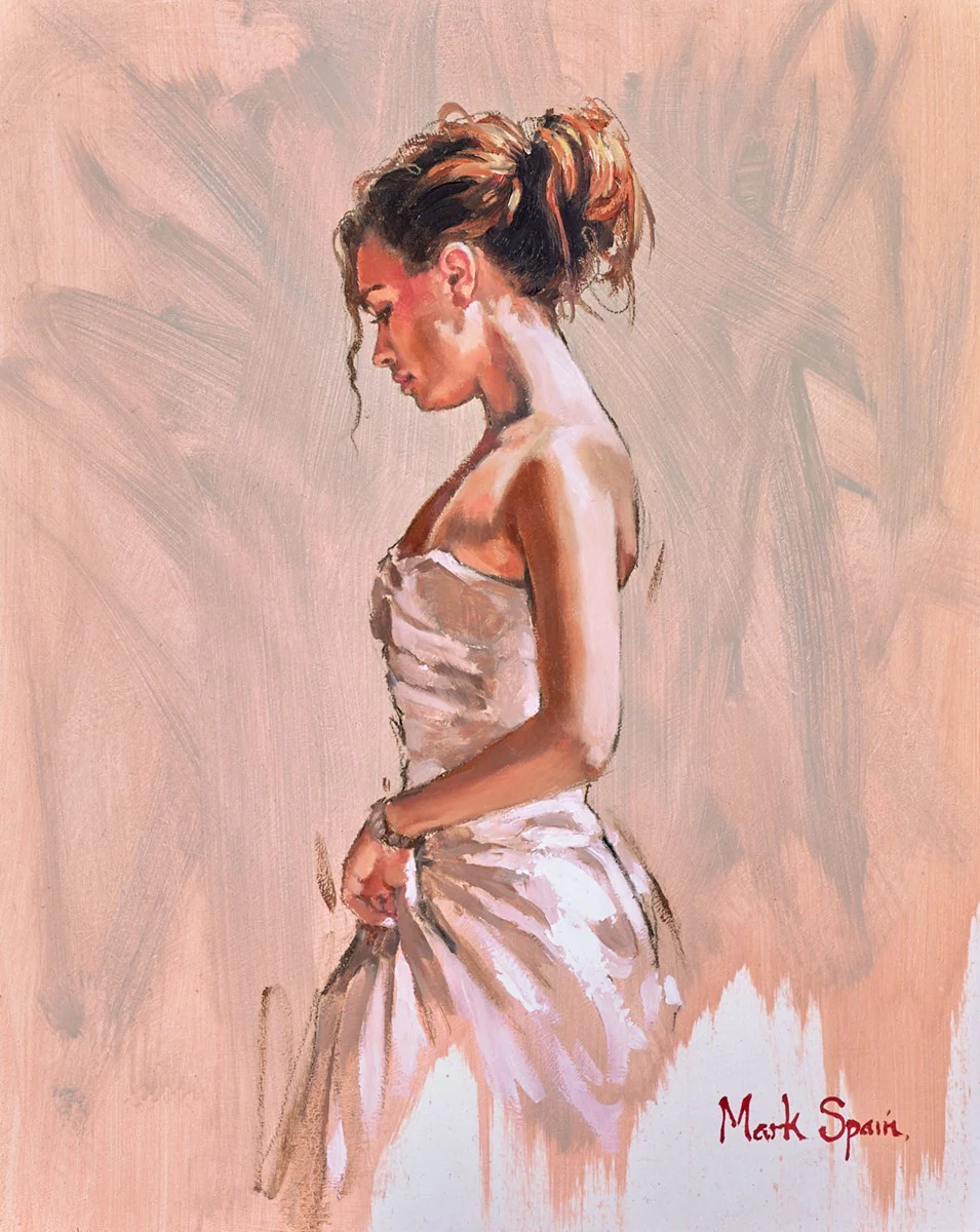 White Dress Looking Left - Image 2