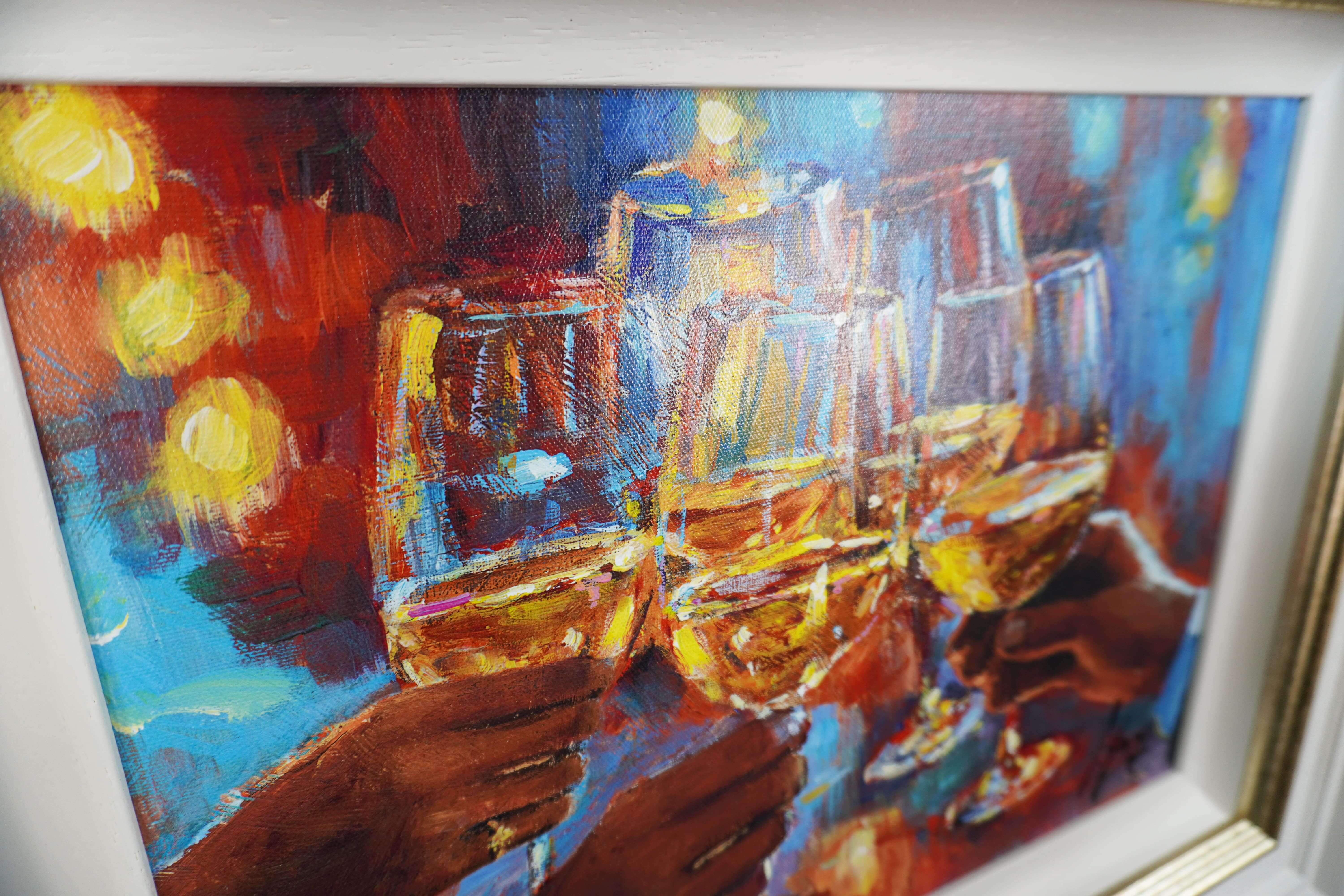Wine And Blue Lights White - Image 7