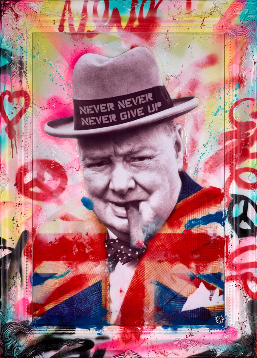 Winston Churchill - Never Give Up
