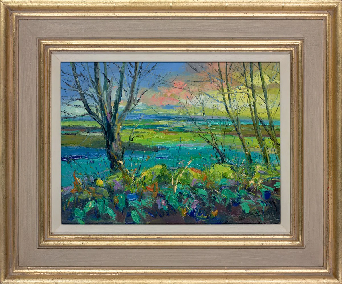 Winter Light Over Kale Fields