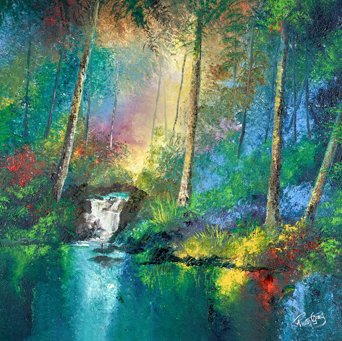 Woodland Waterfall V