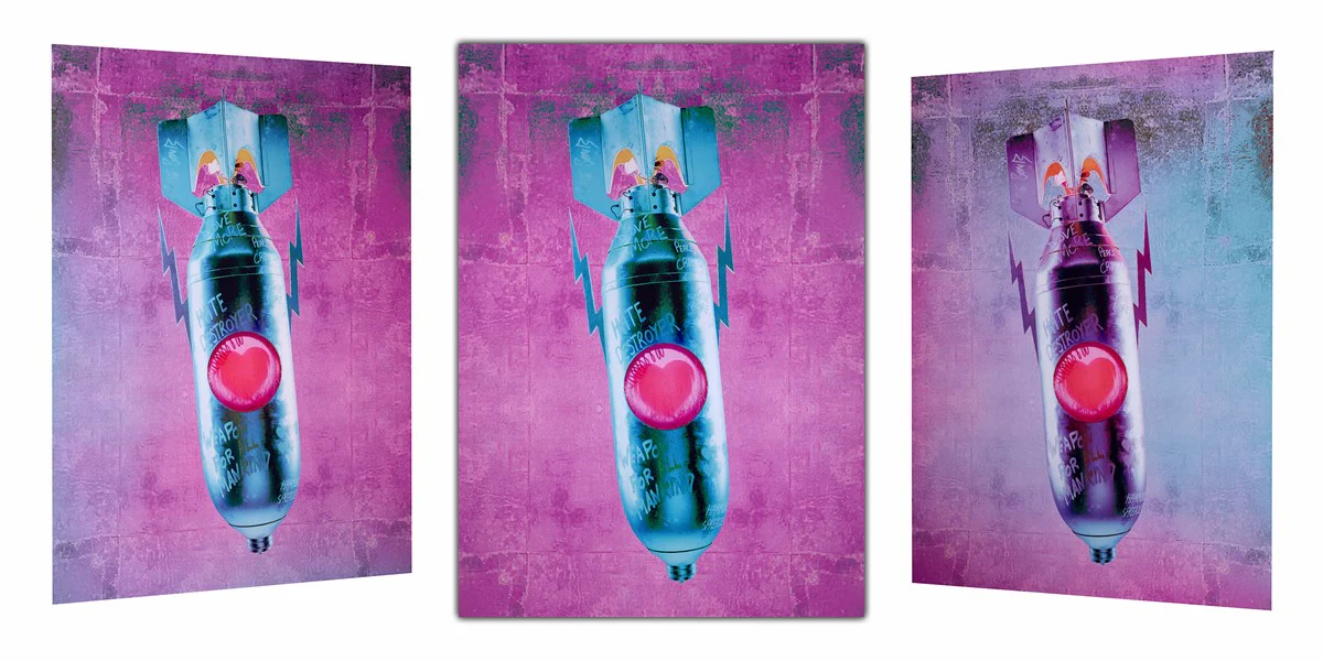 XL Love Bomb Pink/ Blue