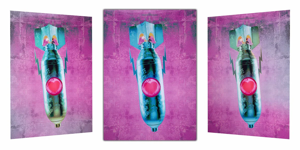 XL Love Bomb - Pink / Blue