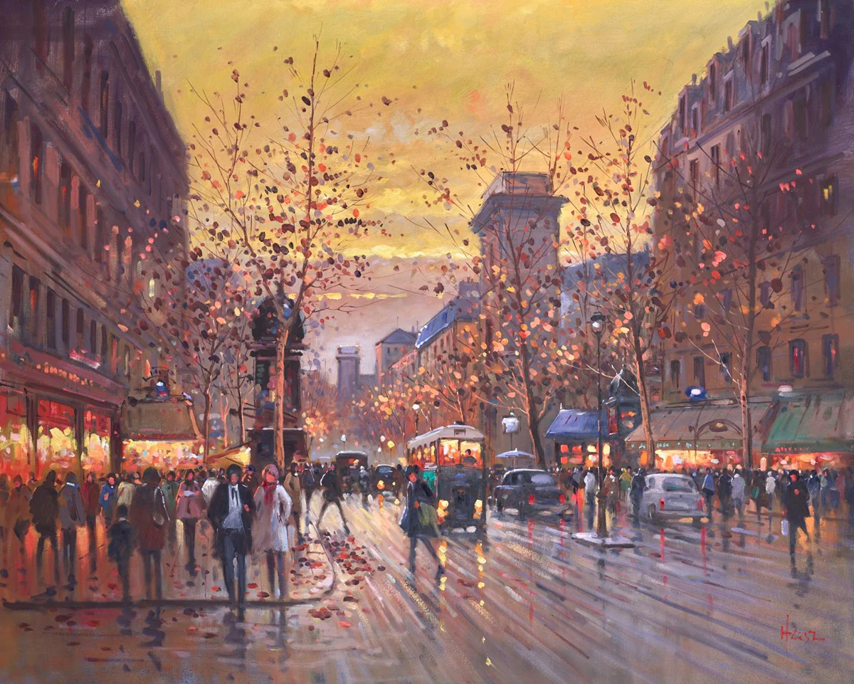 Yellow Skies Above Paris