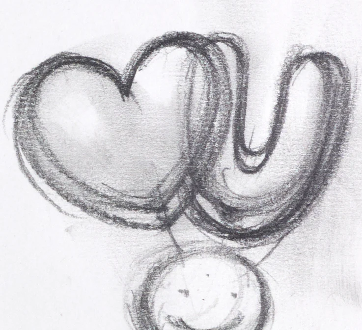 You Have My Heart VII (Sketch) - Image 4